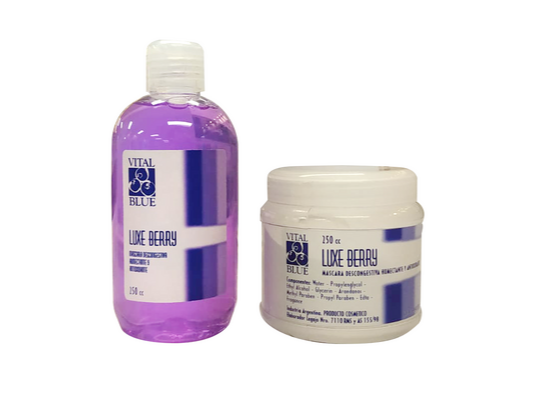 Luxe Berry – Máscara + Loción Descongestiva 200ml c/u