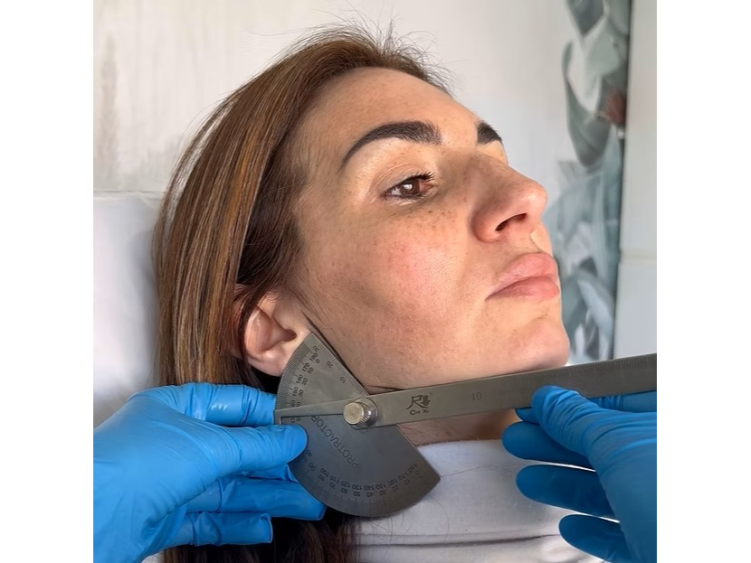 Goniómetro con regla de 10cm