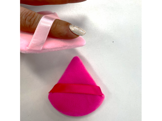 Esponja Triangular para Polvos 2u