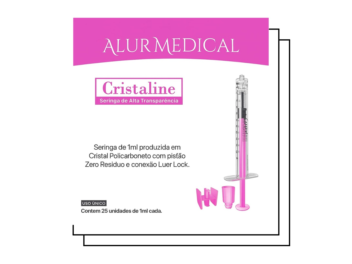 Jeringas Cristaline Cero Residuos