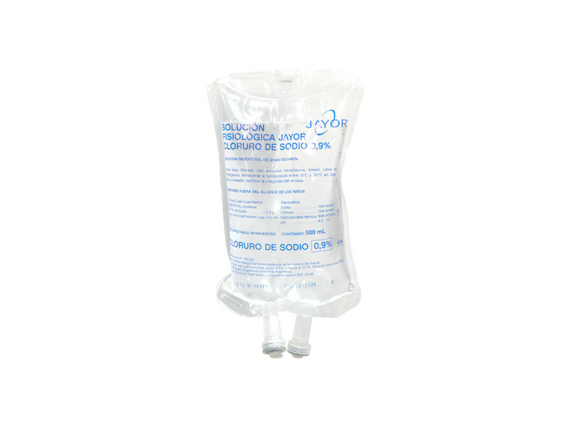 Solucion Fisiologica 500ml x 15u