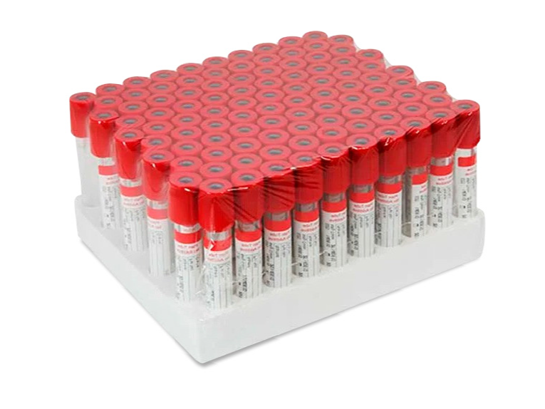 Tubos Secos Tapa Roja al Vacio 10ml x 100u