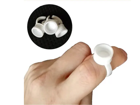 Anillos Descartables para Pestañas 10u