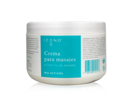 Crema para Masajes Extracto de Enebro 500g