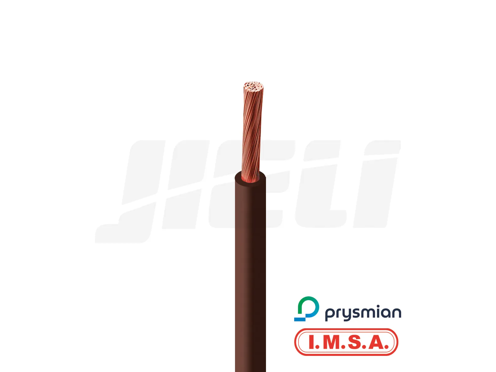 CABLE UNIP. 1x 2,5mm IMSA-PRYSMIAN MARRON X 100M