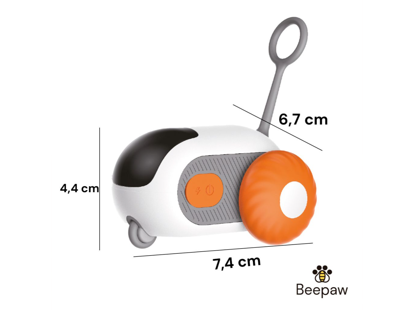 Juguete ratón inteligente Beepaw Wheel-E