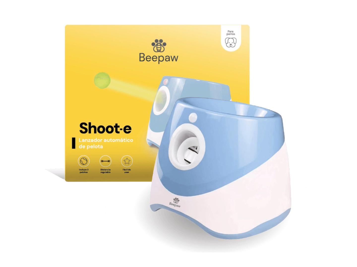 Juguete lanzapelota interactivo Beepaw Shoot-E 2.0
