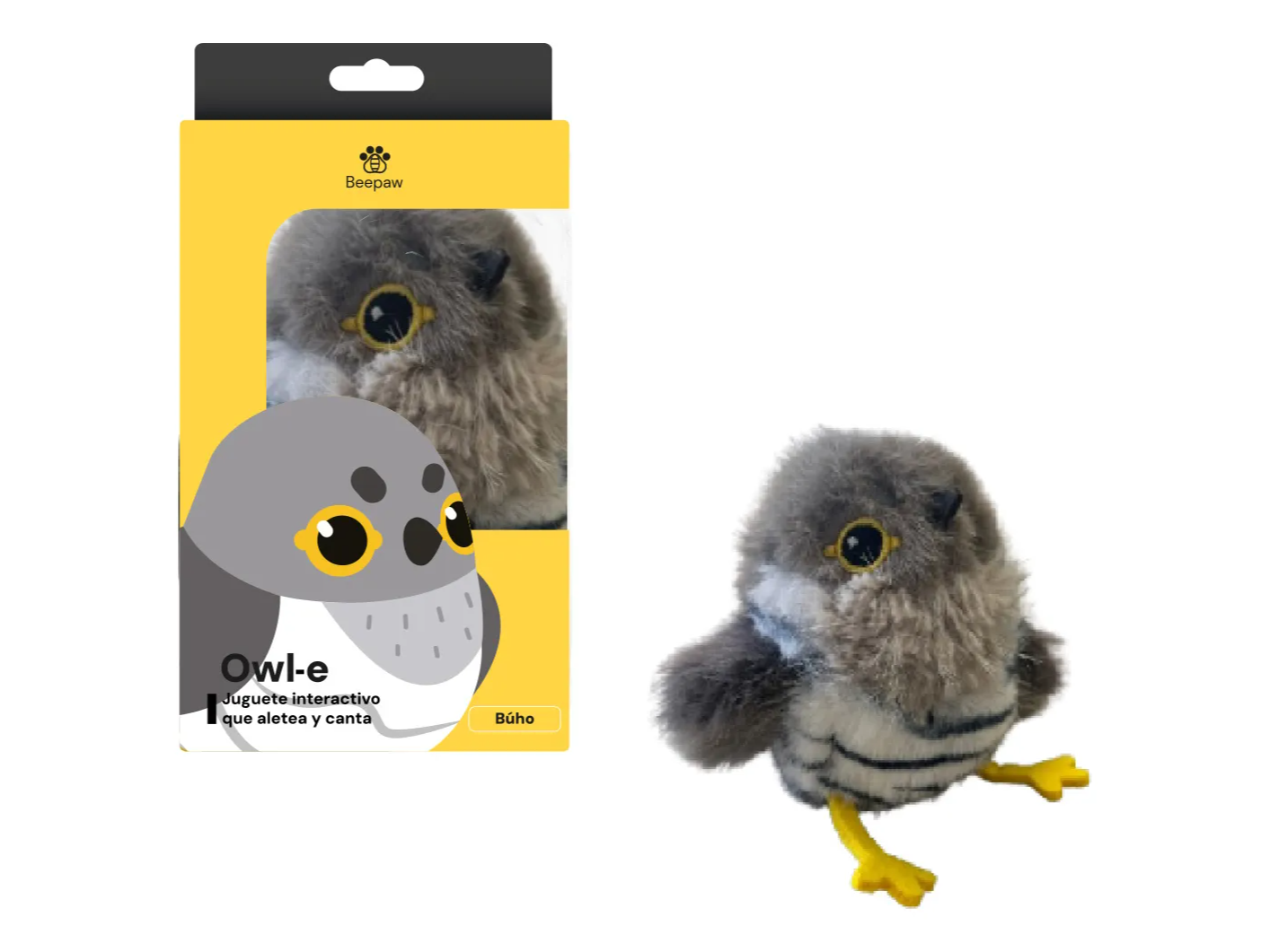 Juguete peluche búho inteligente Beepaw Owl-E