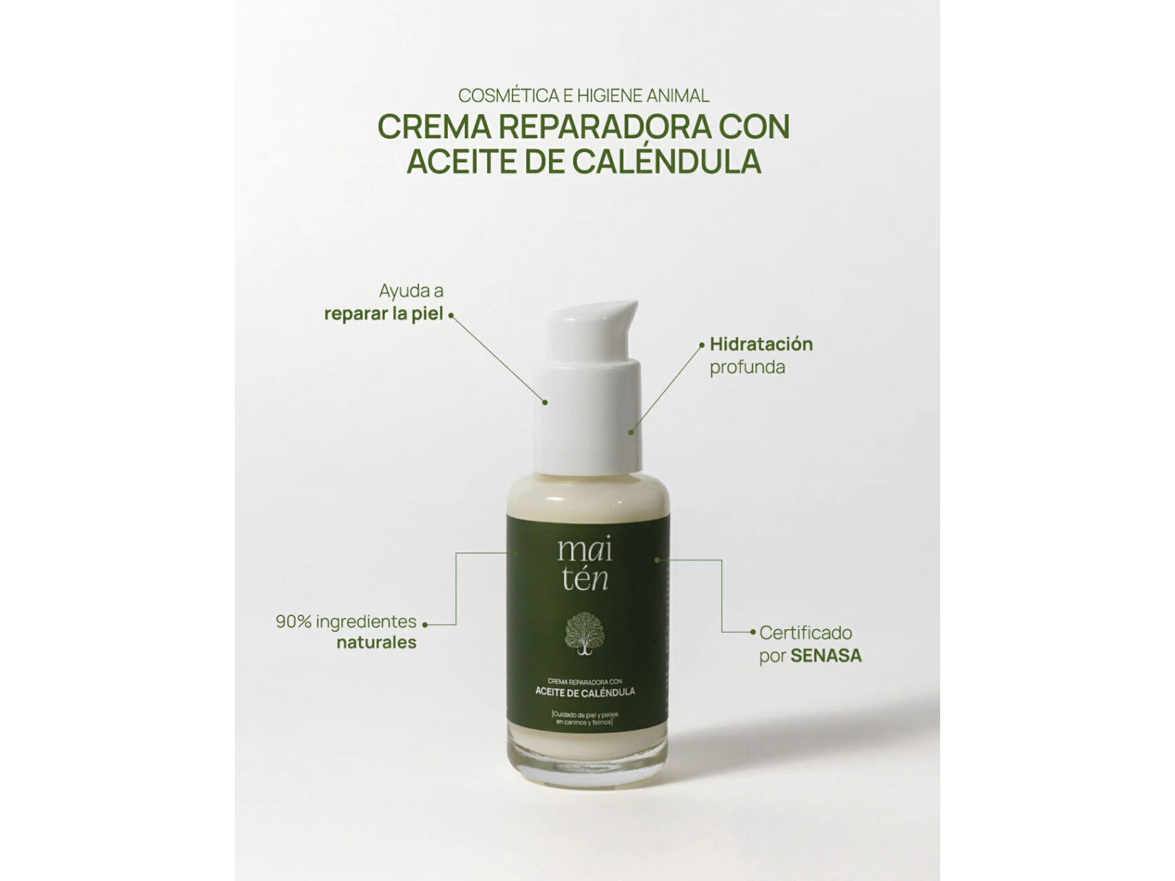 Crema reparadora con aceite de caléndula y manteca de karité