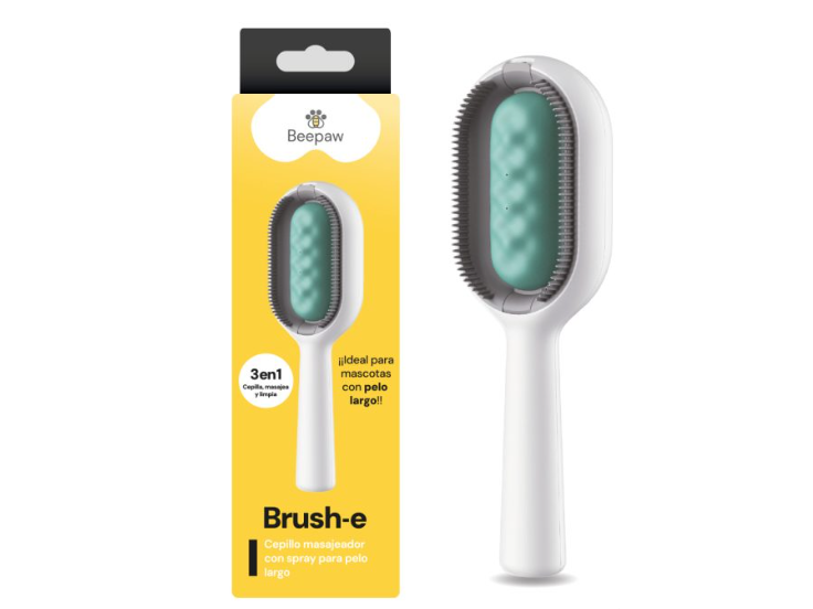 Cepillo Beepaw Brush-E pelo largo