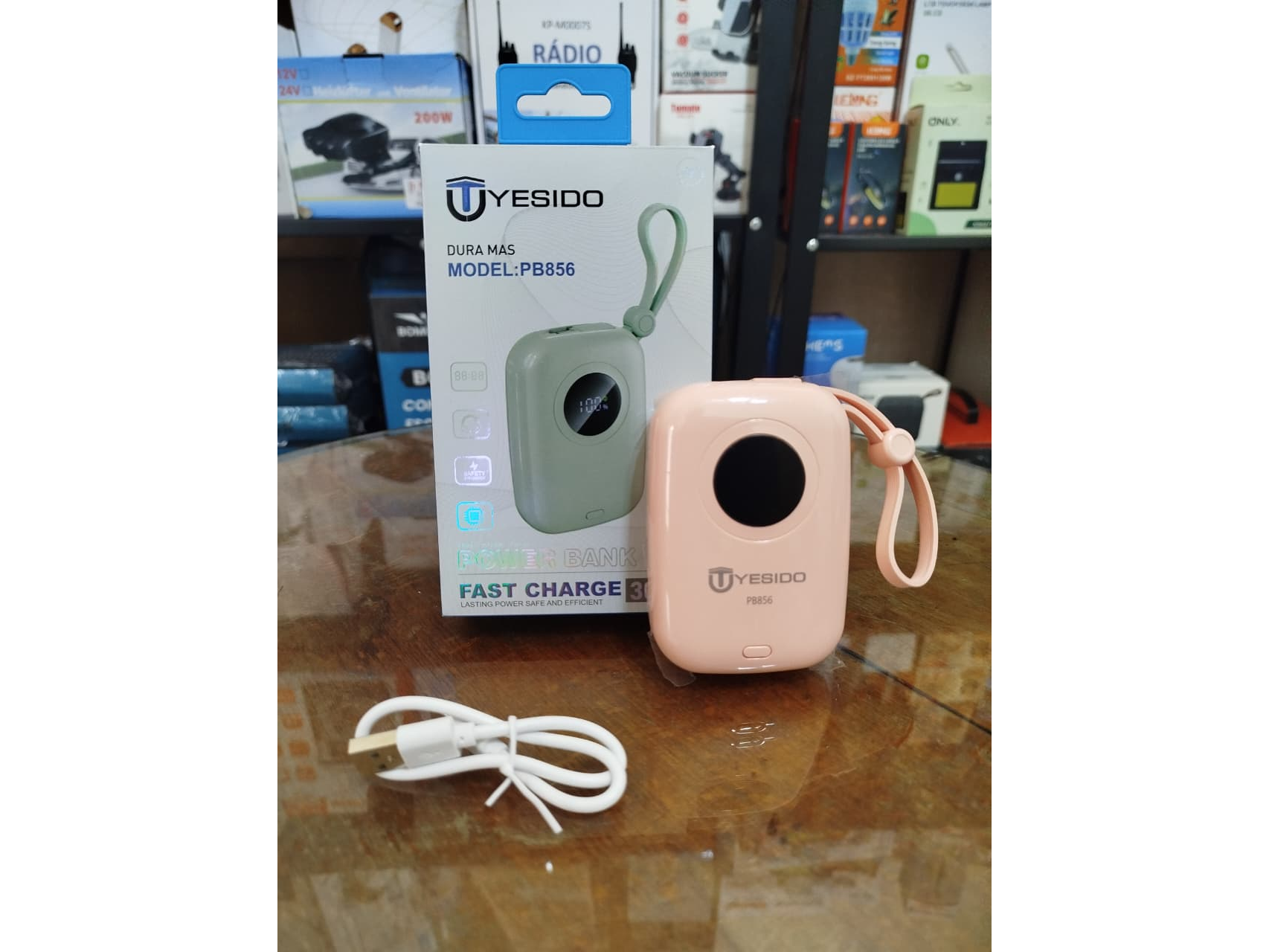 POWERBANK YESIDO 30000 MAH DE COLORES