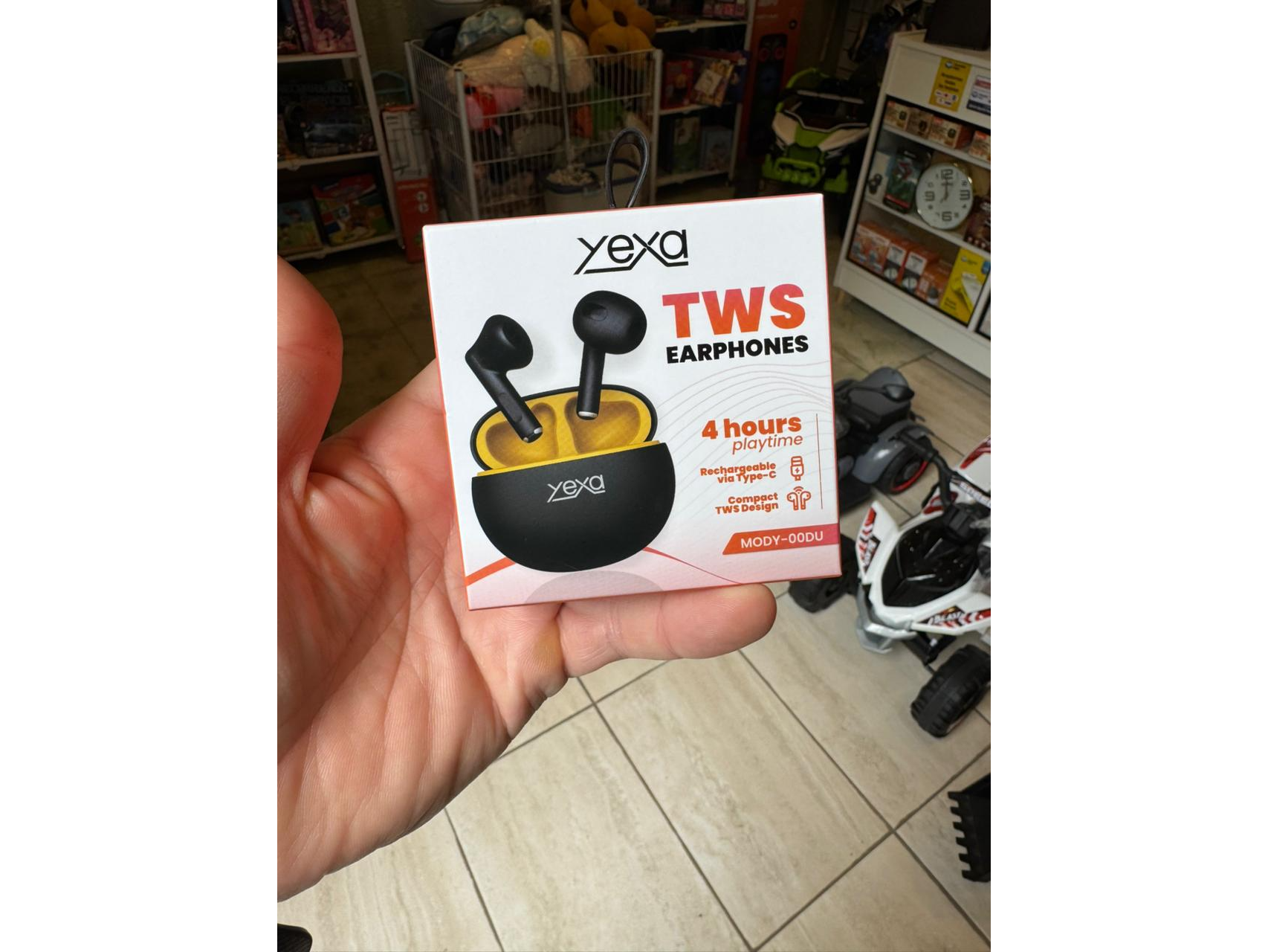 Auriculares Bluetooth TWS Yexa USB-C 4Hs