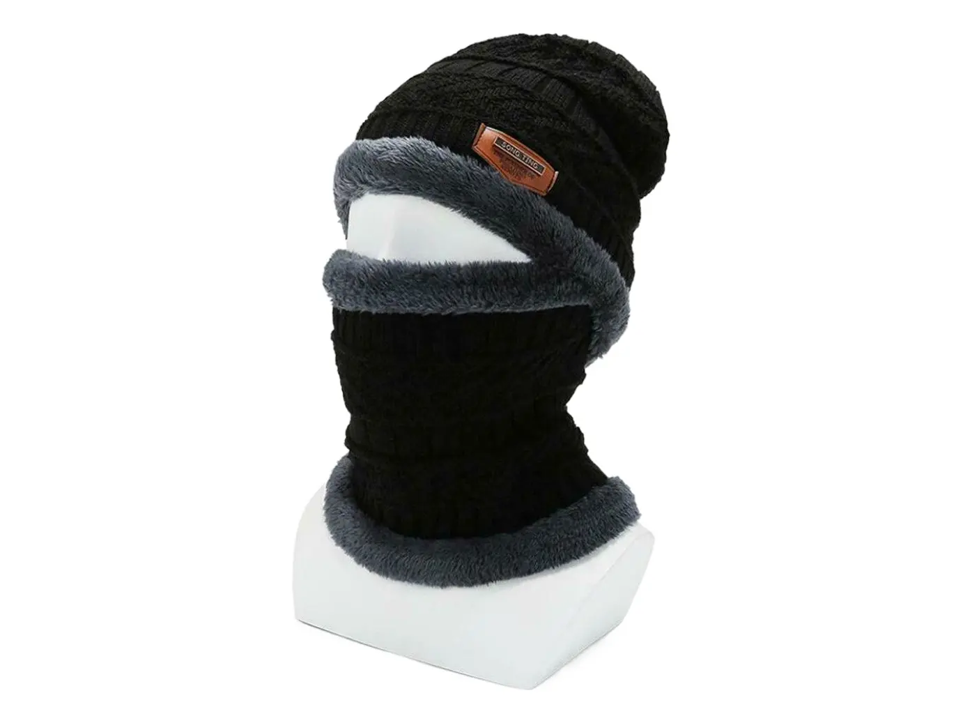 GORRO + CUELLITO DE LANA Y POLAR