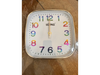 RELOJ DE PARED BLANCO CUADRADO