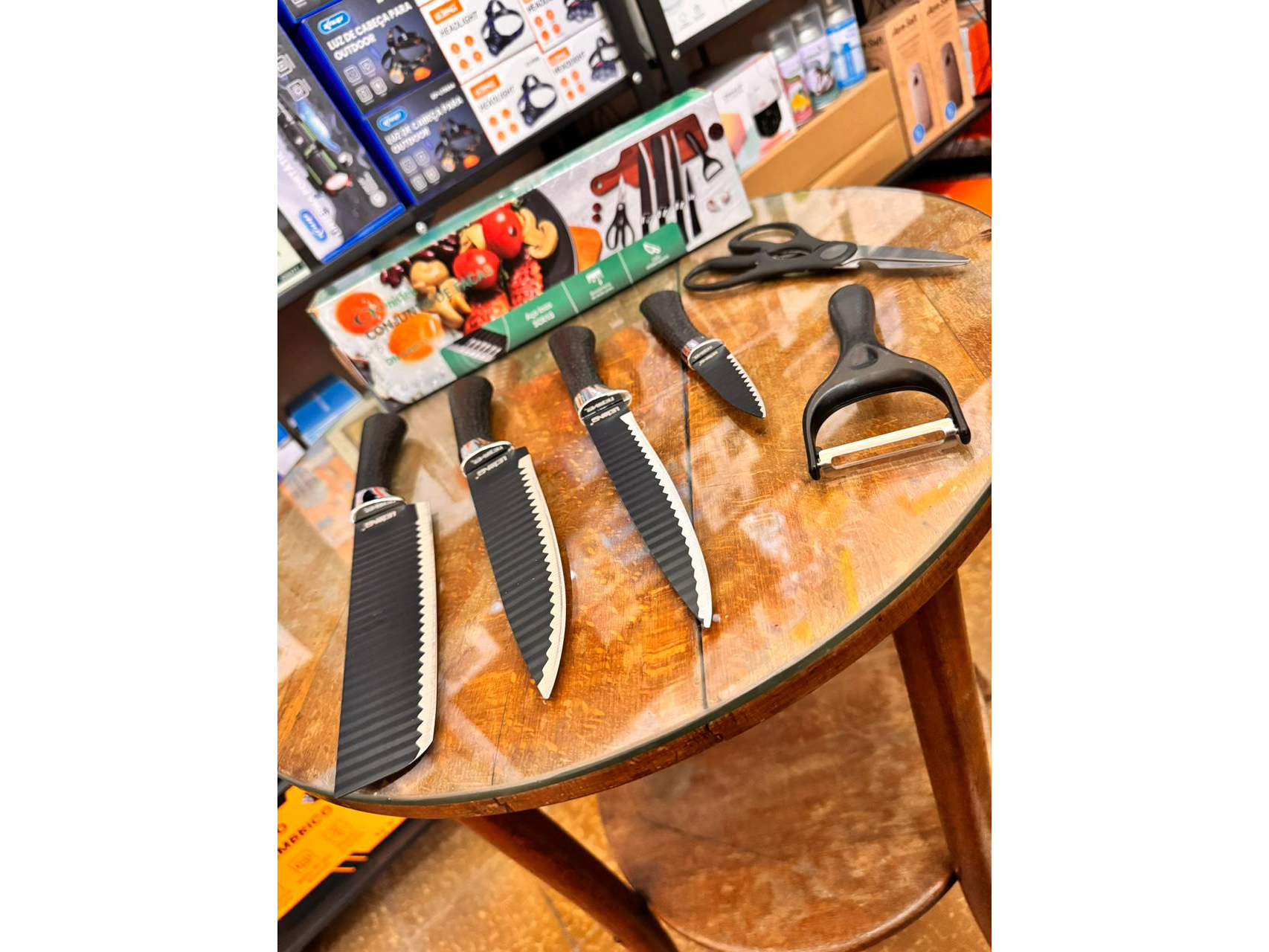 SET DE CUCHILLOS METALICOS ONISTEK 6PCS