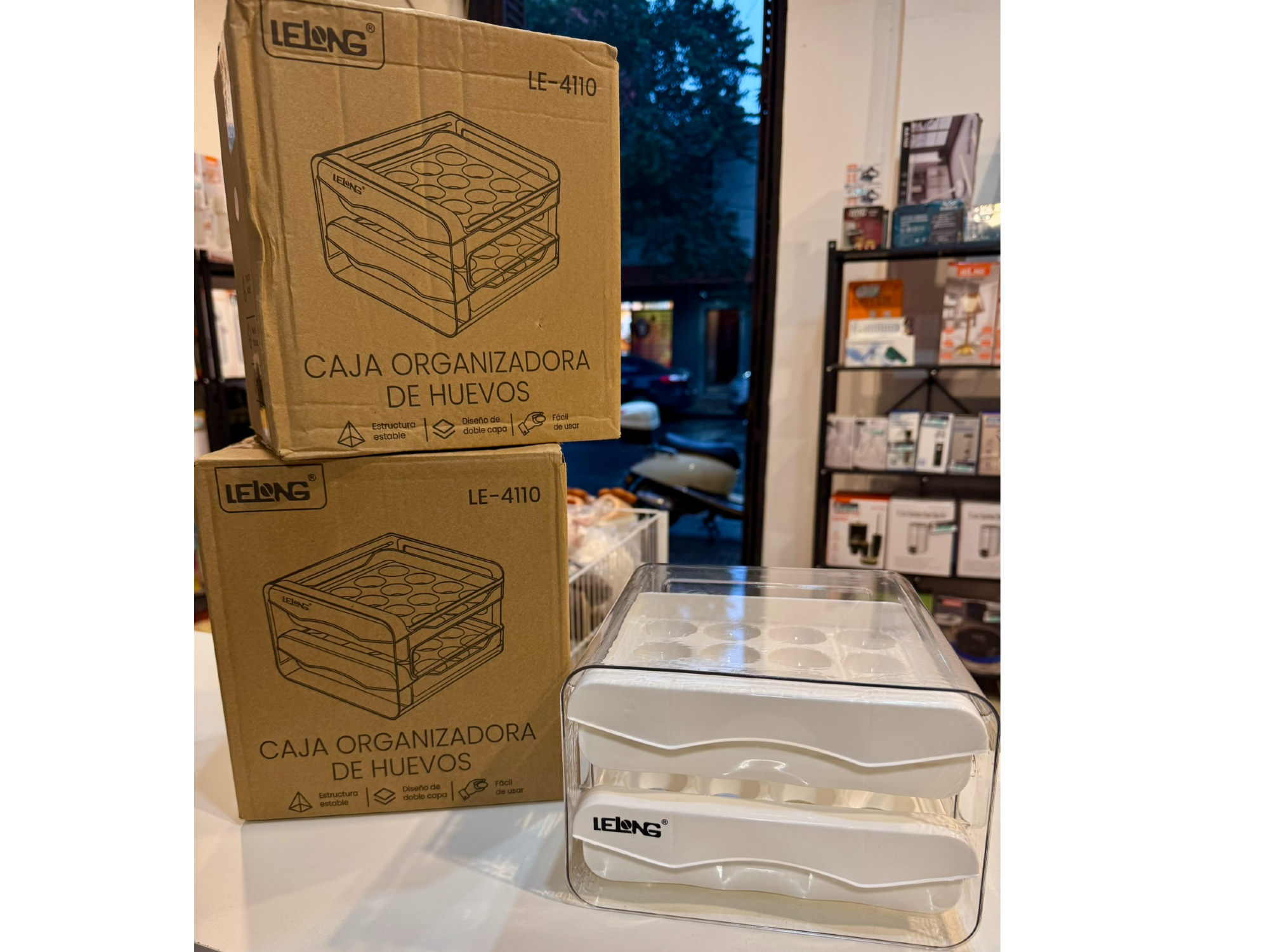 Caja Organizadora de Huevos 32 Unidades