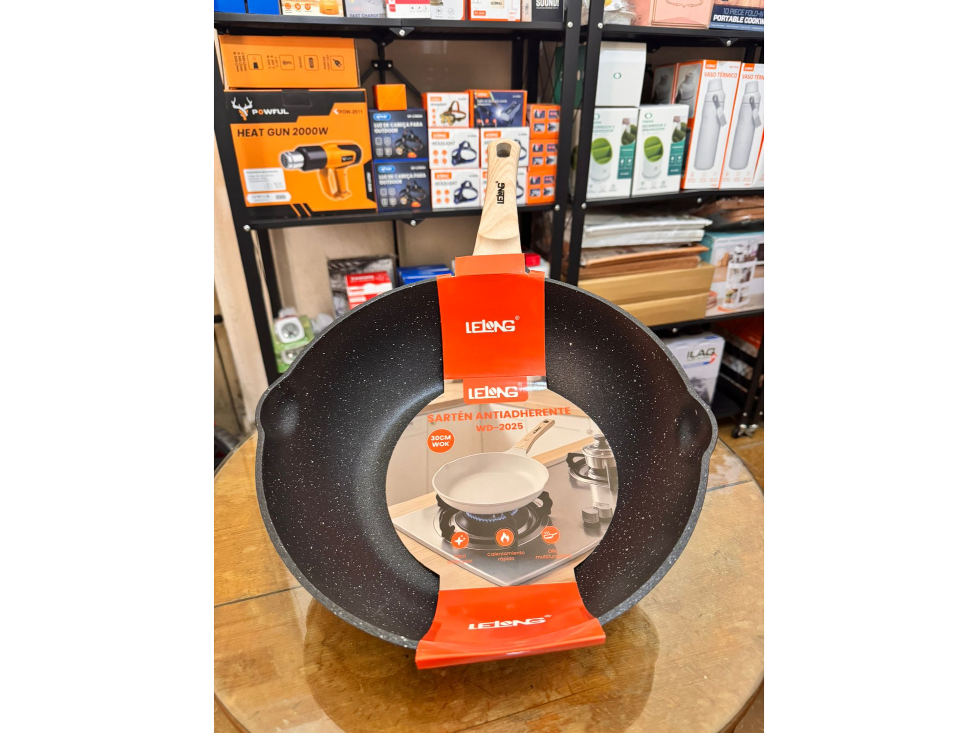 SARTEN WOK 30CM ROCA VOLCANICA