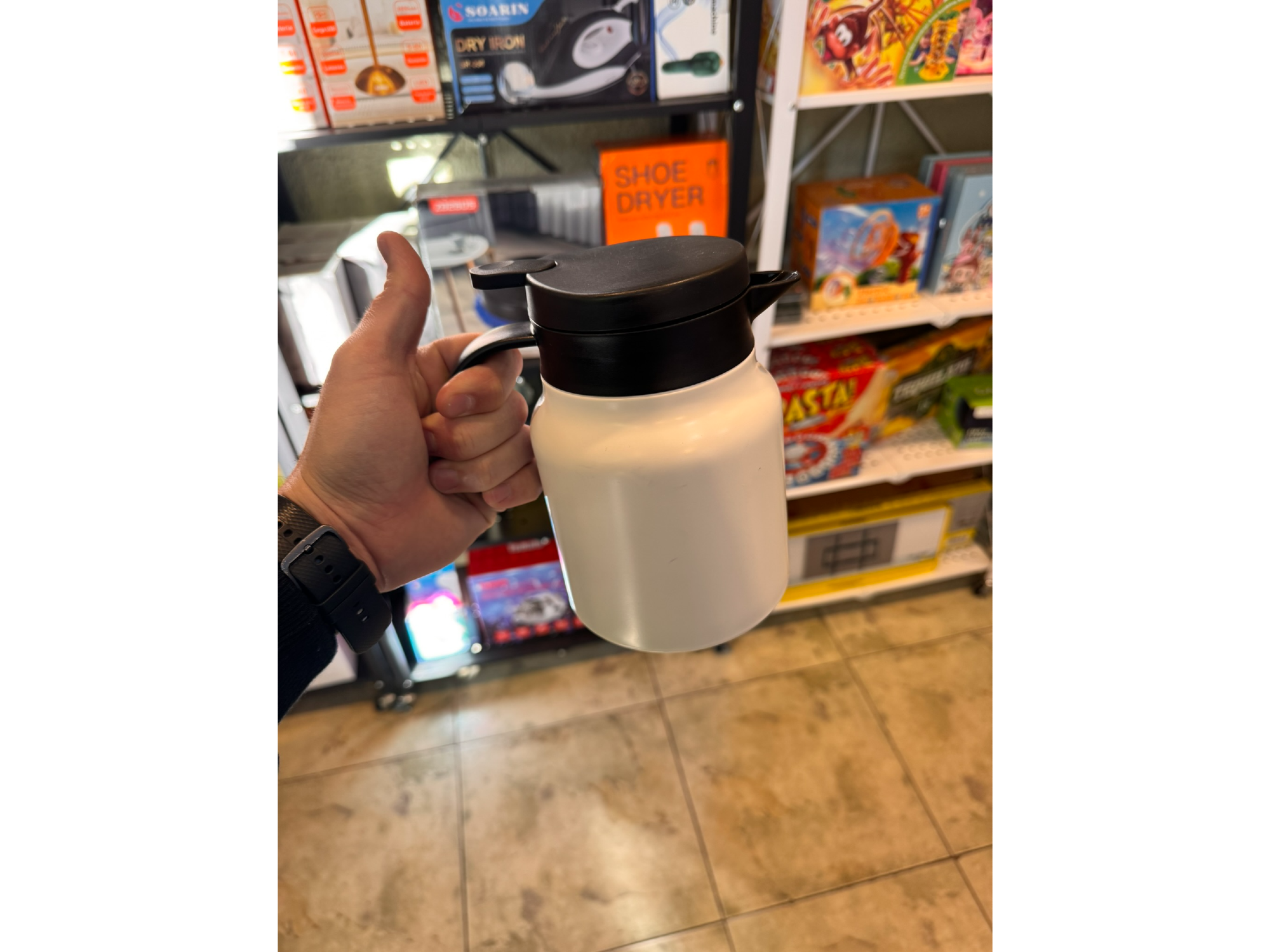 ☕ JARRA TETERA TÉRMICA CON INFUSOR DE ACERO INOXIDABLE