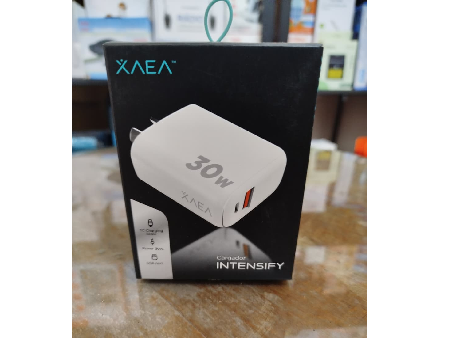 CARGADOR SUPER RAPIDO XAEA 30W DOBLE ENTRADA