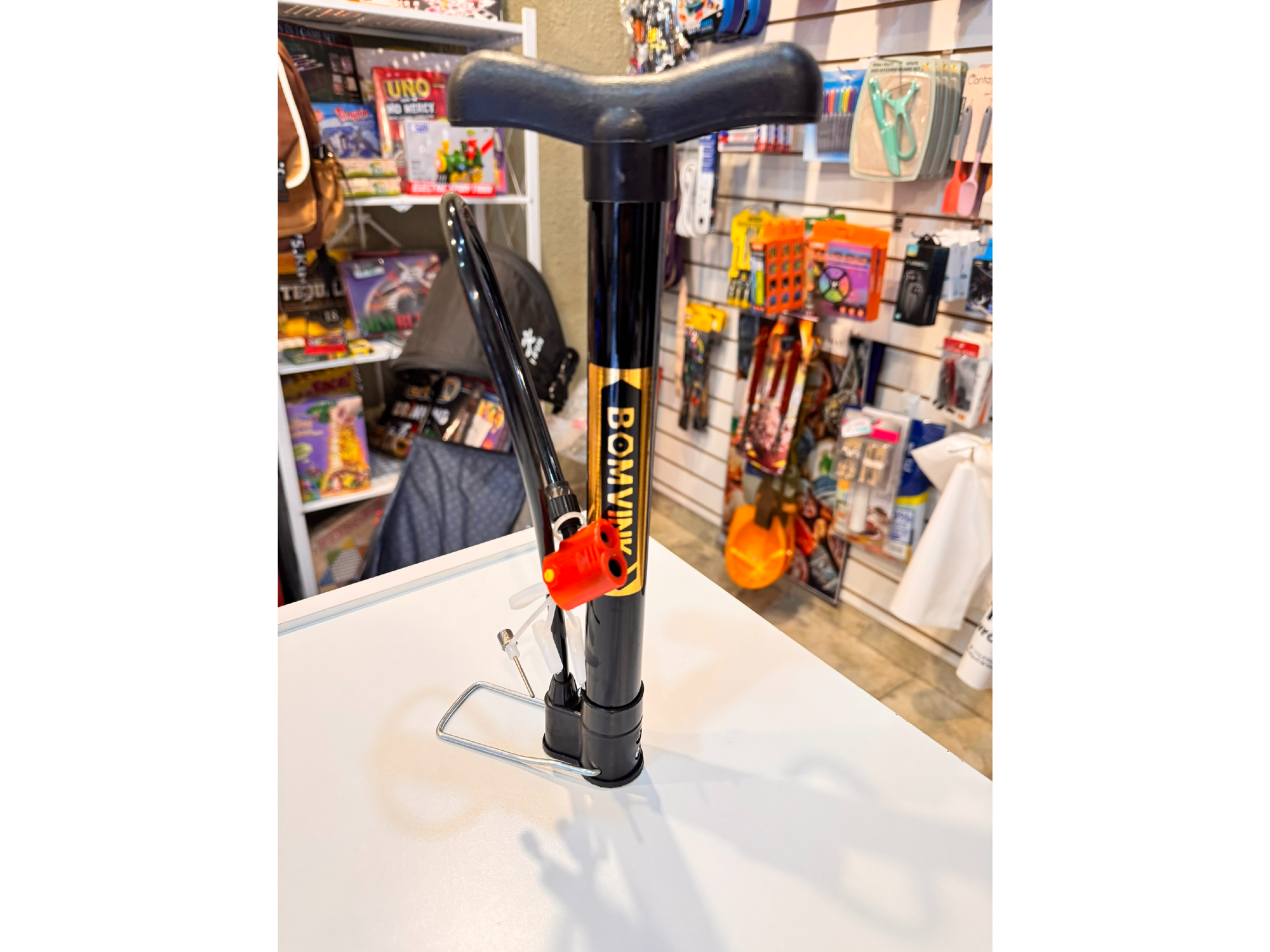 🚴‍♂️ ¡Inflador Manual Universal BOMVIN! ⚽
