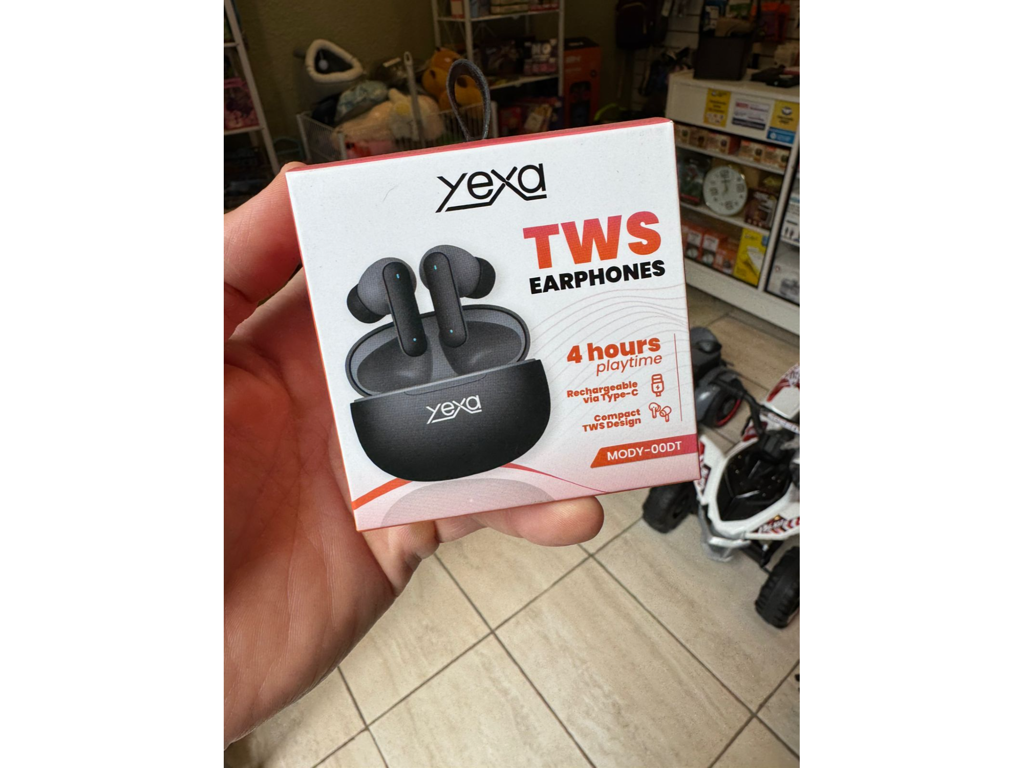 Auriculares Bluetooth TWS Yexa USB-C 4Hs
