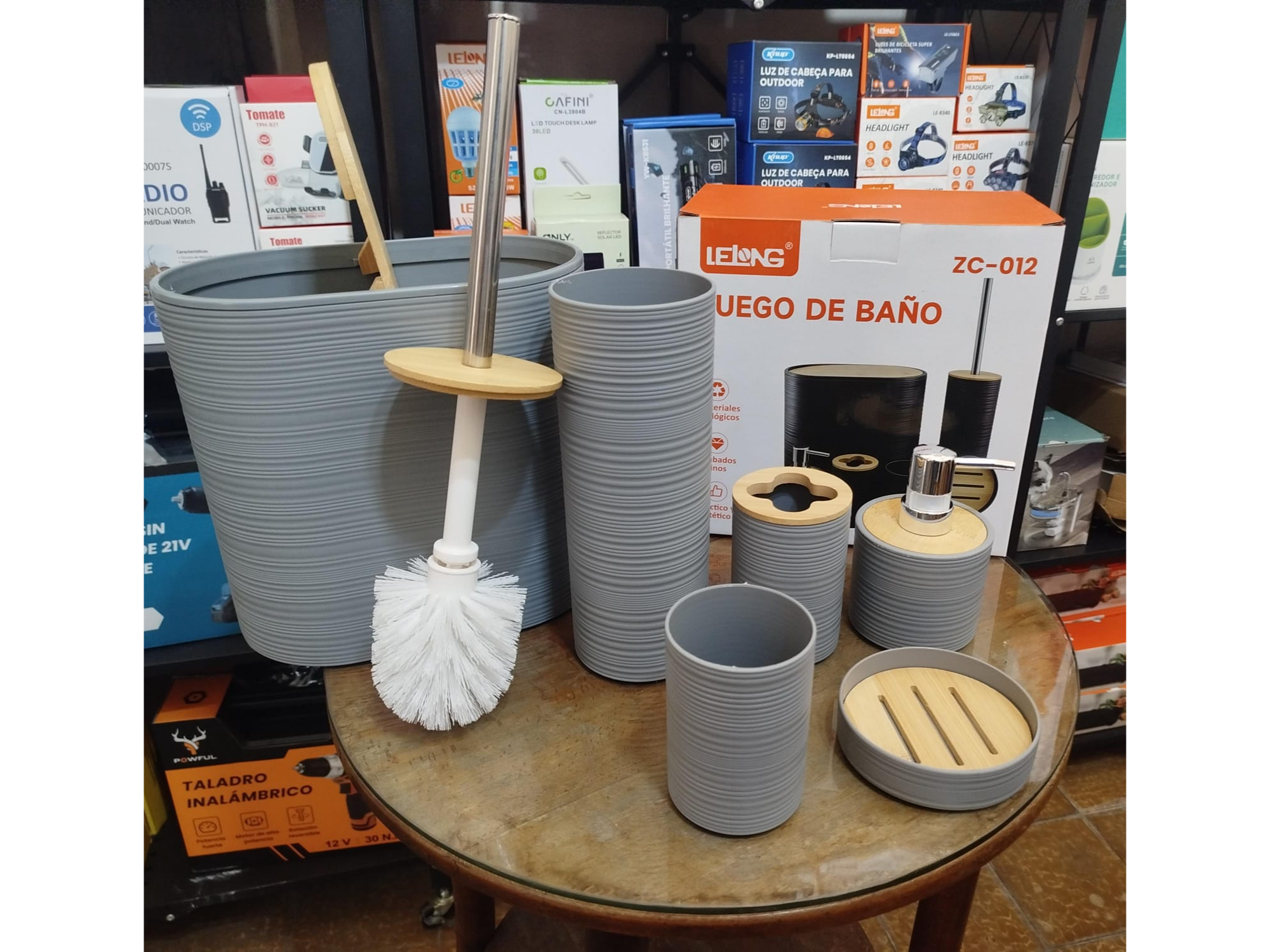 KIT DE BAÑO ECOLOGICO OBALADO TAPA VAIBEN