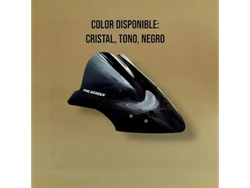 Cupula Kawasaki Z400 V2 Elevada 44cm Universal Negro