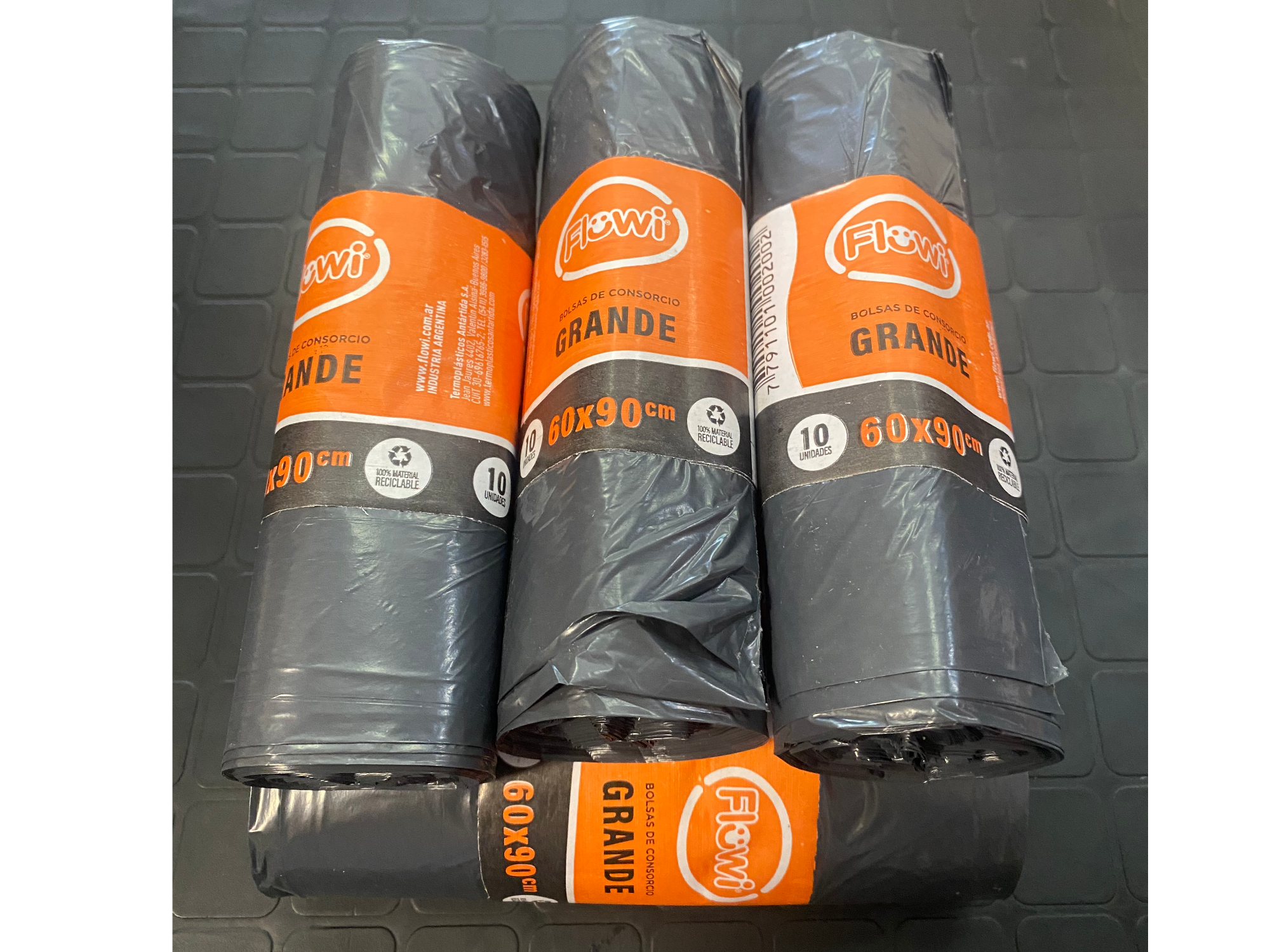 BOLSA RESIDUOS FLOWI 60x90