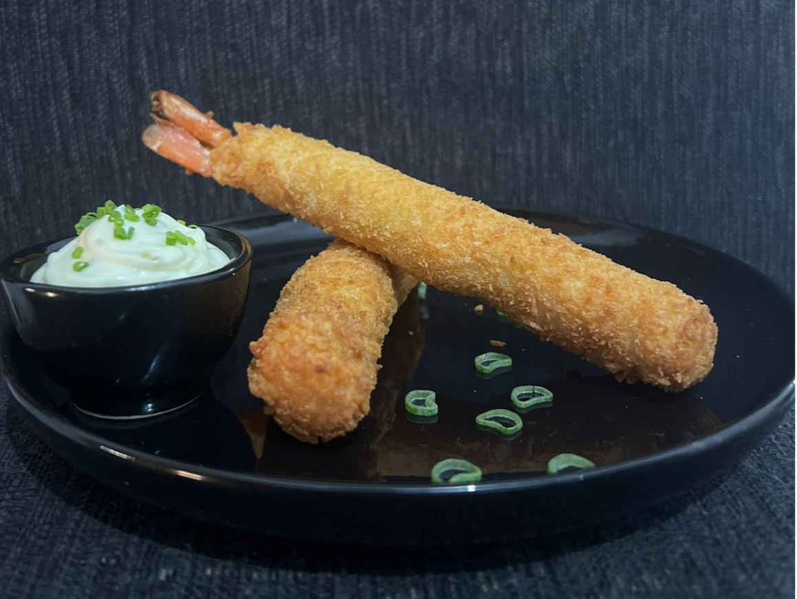 Langostinos crocantes