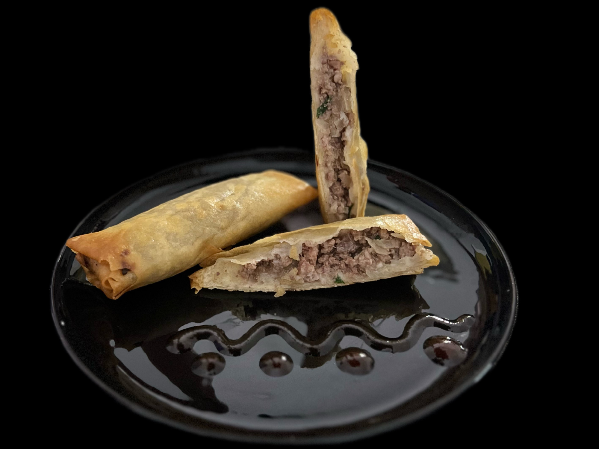 Harumaki de carne de Taiko Sushi