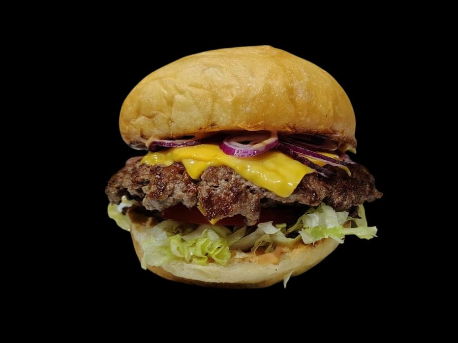 American cheese burger