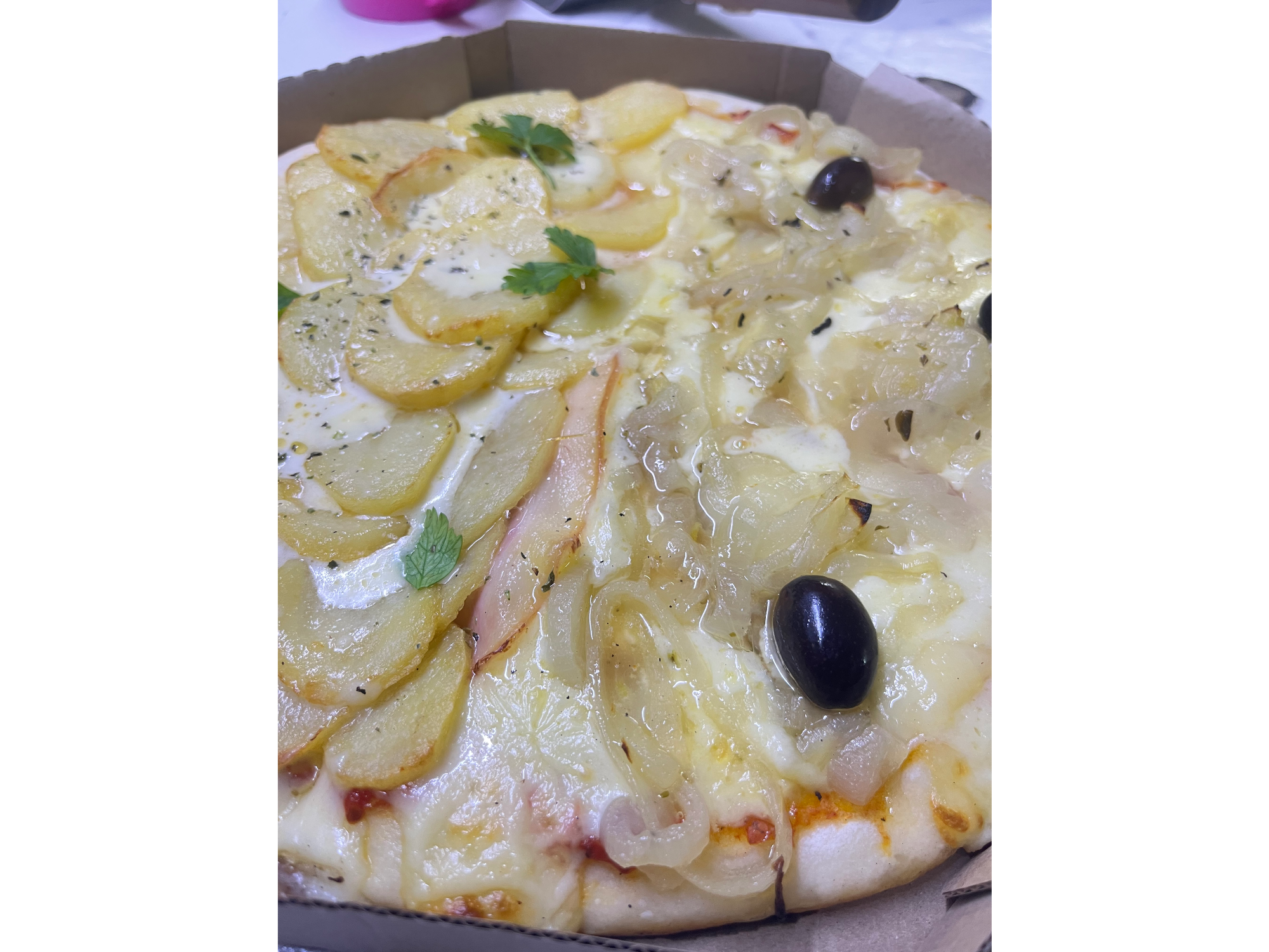 1/2 Las papas + 1/2 Fugazzetta