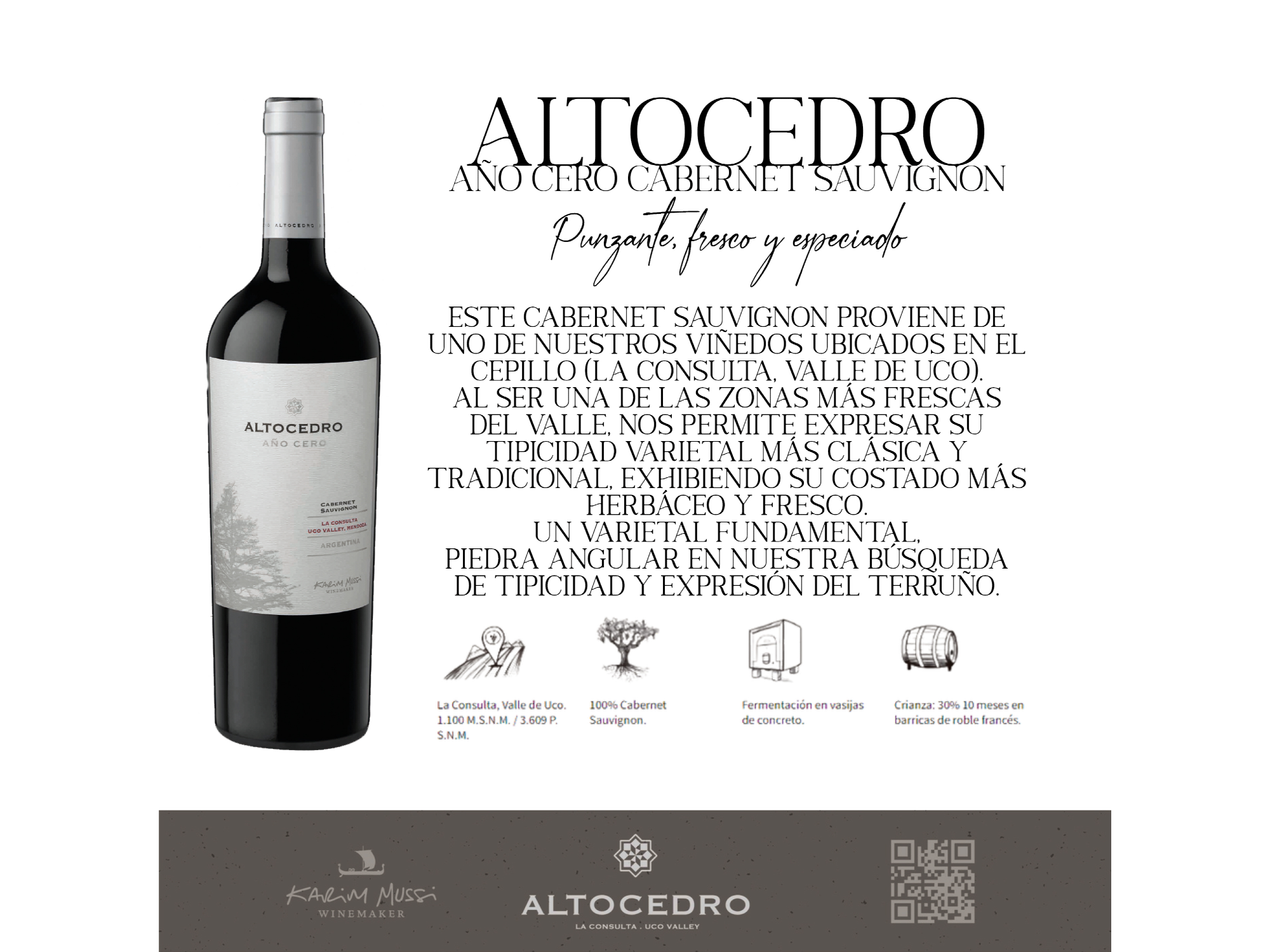 Altocedro año cero cabernet sauvignon