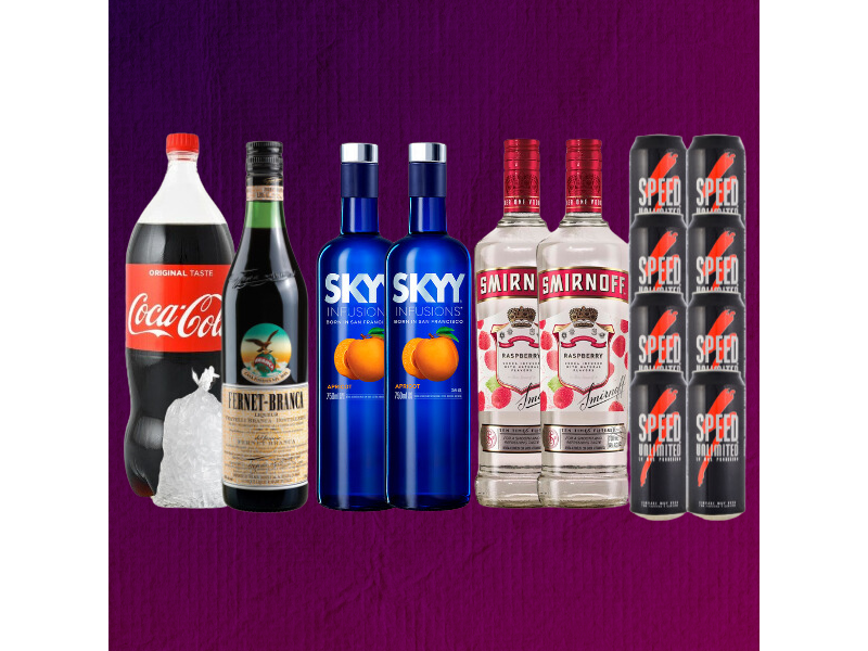 4 PROMO VODKA + PROMO FERNET