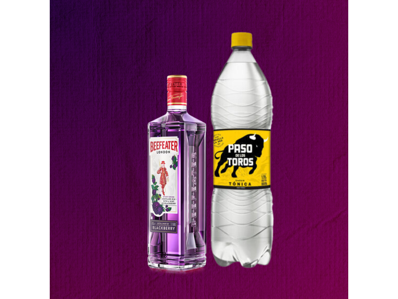 BEEFEATER BLACKBERRY 700 ml * + TÓNICA 1,5 lt