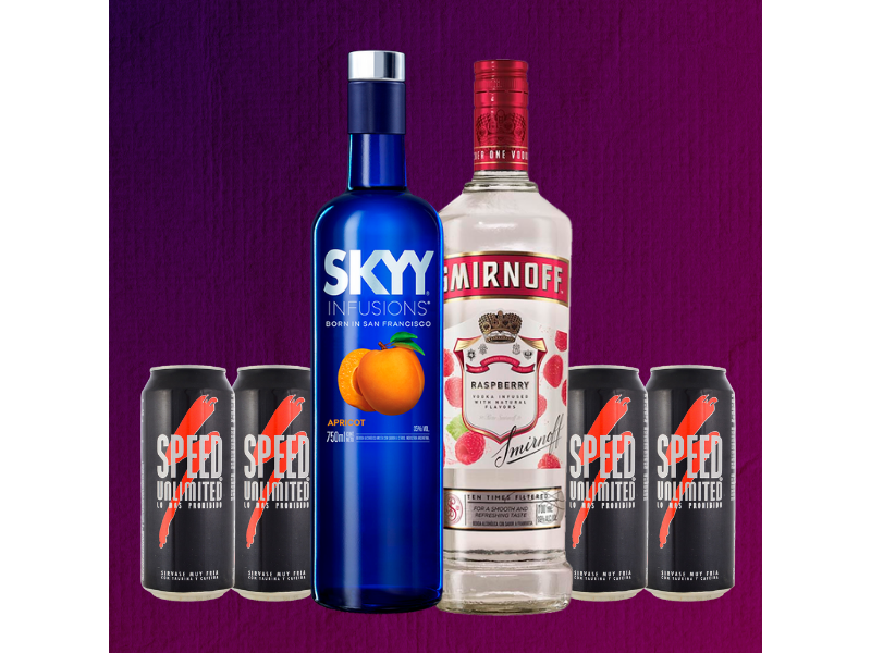 SKYY + SMIRNOFF + 4 SPEED XL