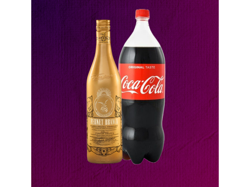FERNET DORADO + COCA 2,5L