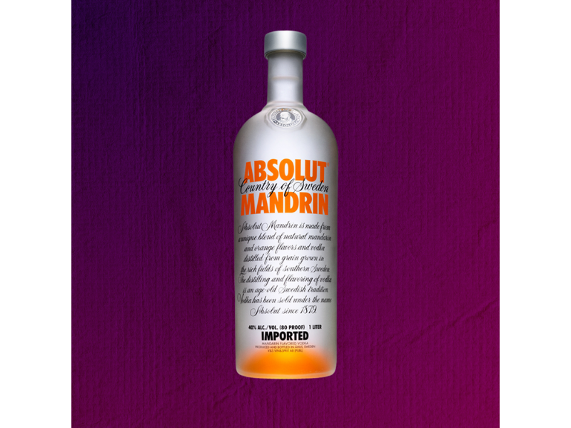 ABSOLUT MANDARINA 1,75 LITROS (con luces)