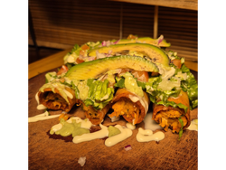 3 Tacos Dorados + Papas Fritas ‼️