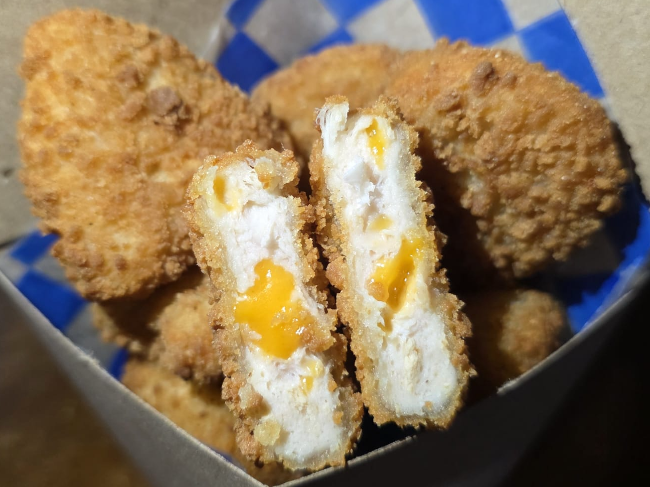 Bocaditos de Pollo y Cheddar