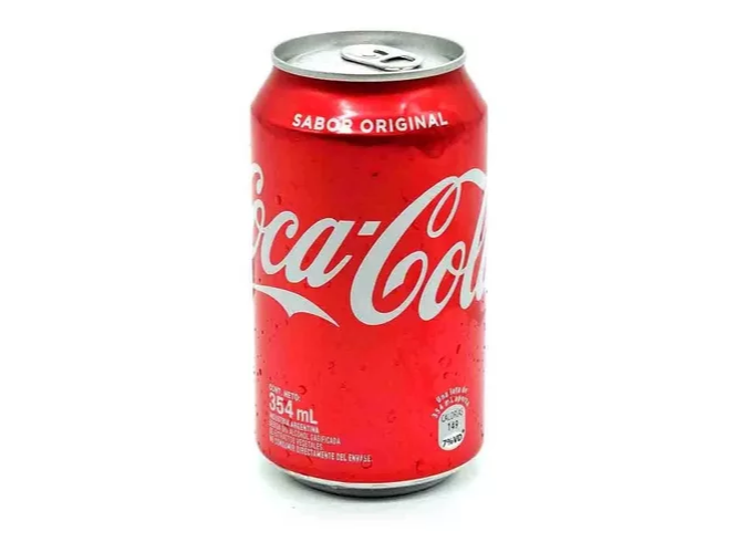 Lata Coca cola