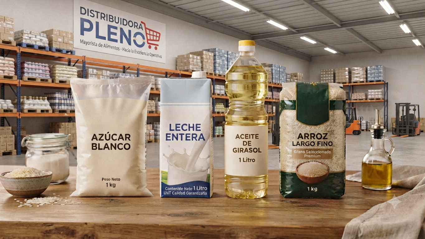 COMESTIBLES: ACEITE/AZÚCAR/LECHE/ARROZ/DULCE DE LECHE