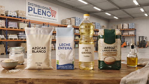 COMESTIBLES: ACEITE/AZÚCAR/LECHE/ARROZ/DULCE DE LECHE