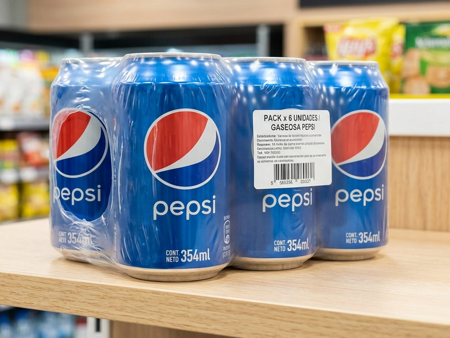 LATA DE PEPSI 354 ML PACK X 6 UNID