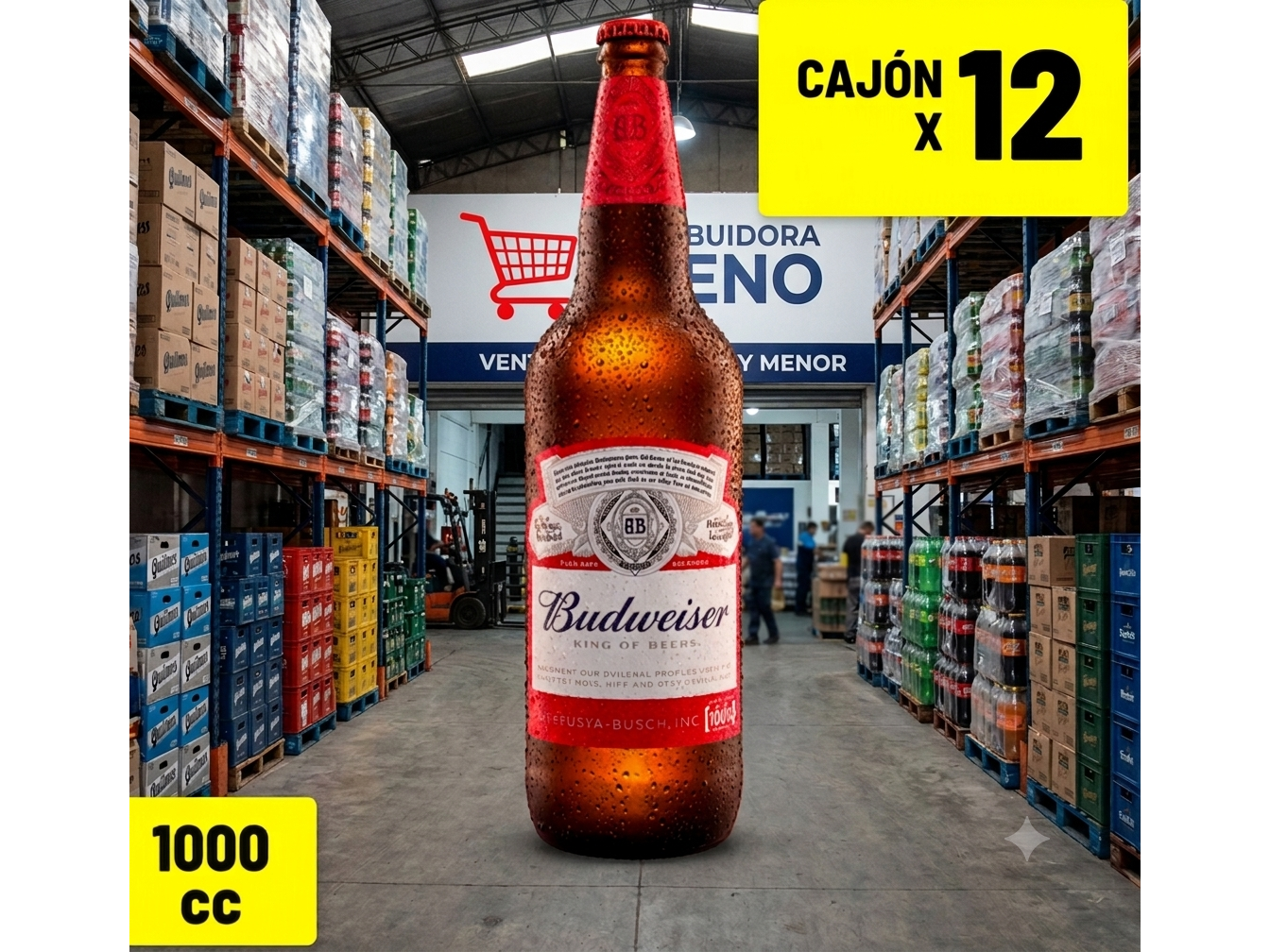 BUDWEISER 1 LT