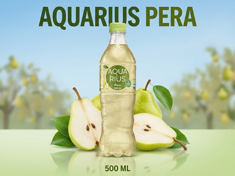 AQUARIUS PERA X 500 ML PACK X 6 UNIDADES