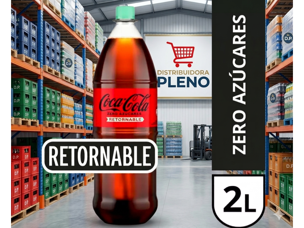 COCA ZERO RET 2 LT CAJÓN X 8 UNID