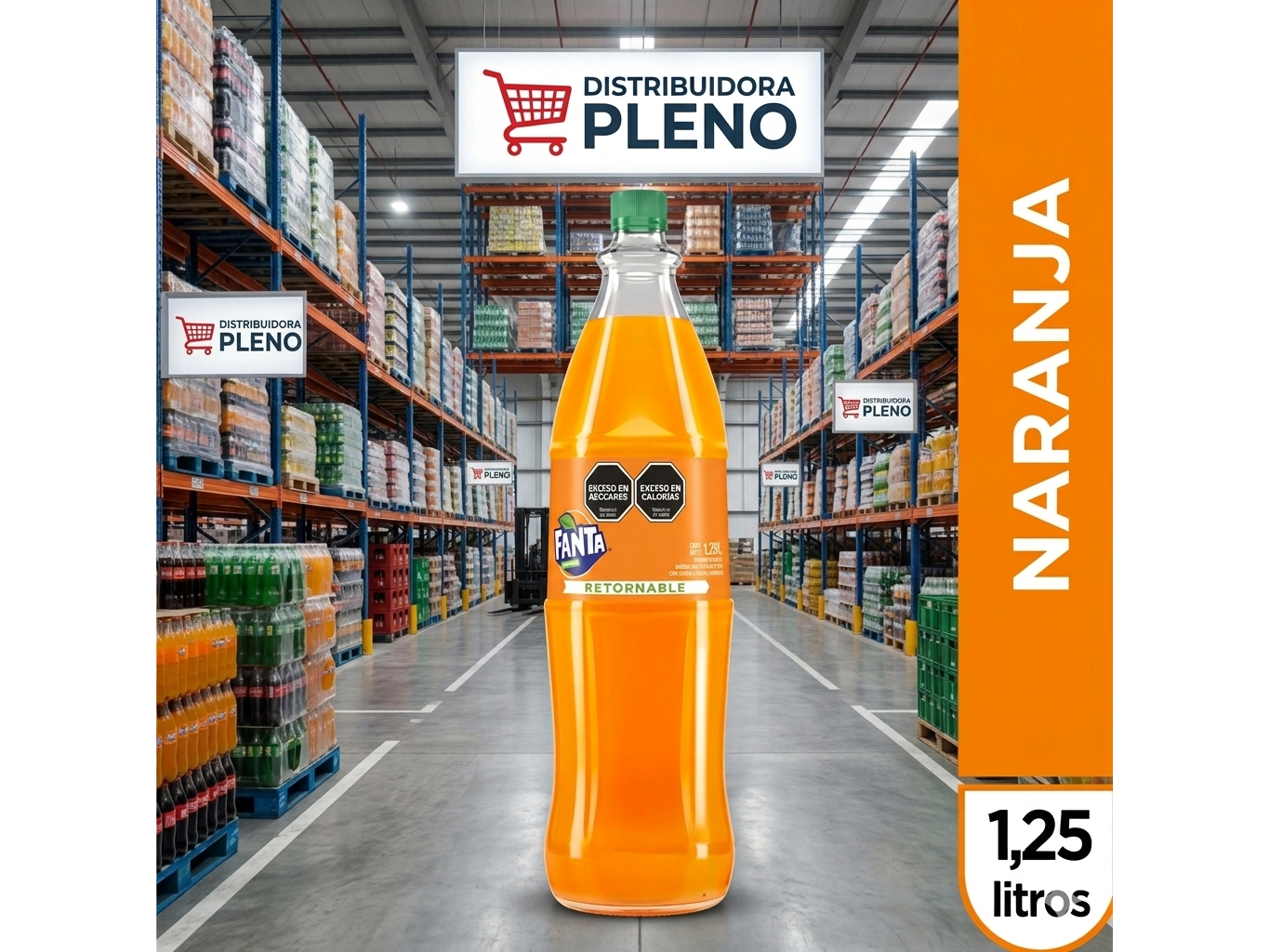 FANTA RET 1.25 LT CAJÓN X 8 UNID