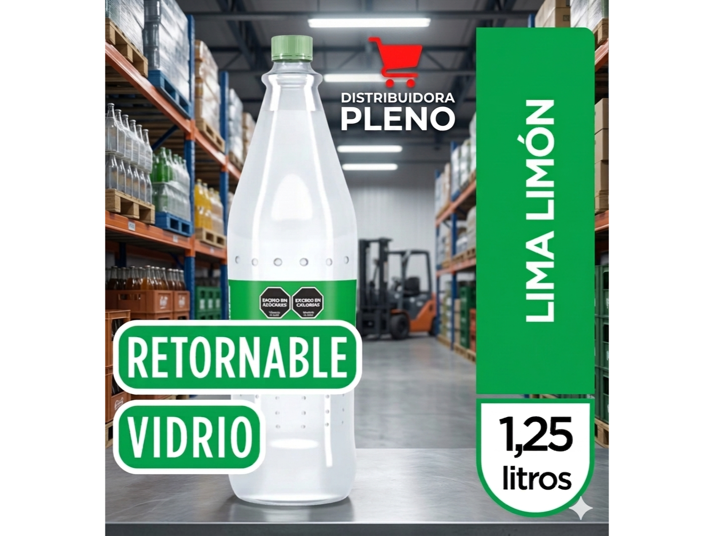 SPRITE RET  1.25 LT VIDRIO CAJON X 8 UNID