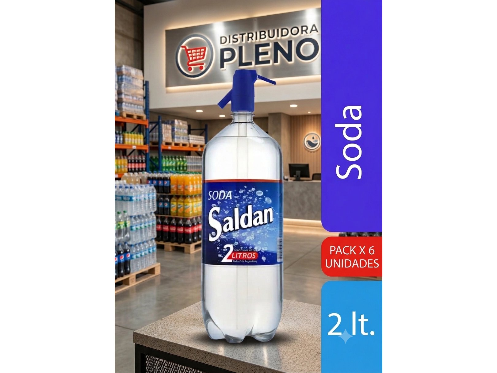 SODA SIFON 2 LT PACK X 6